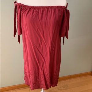 Loft off shoulder shift dress size XSP